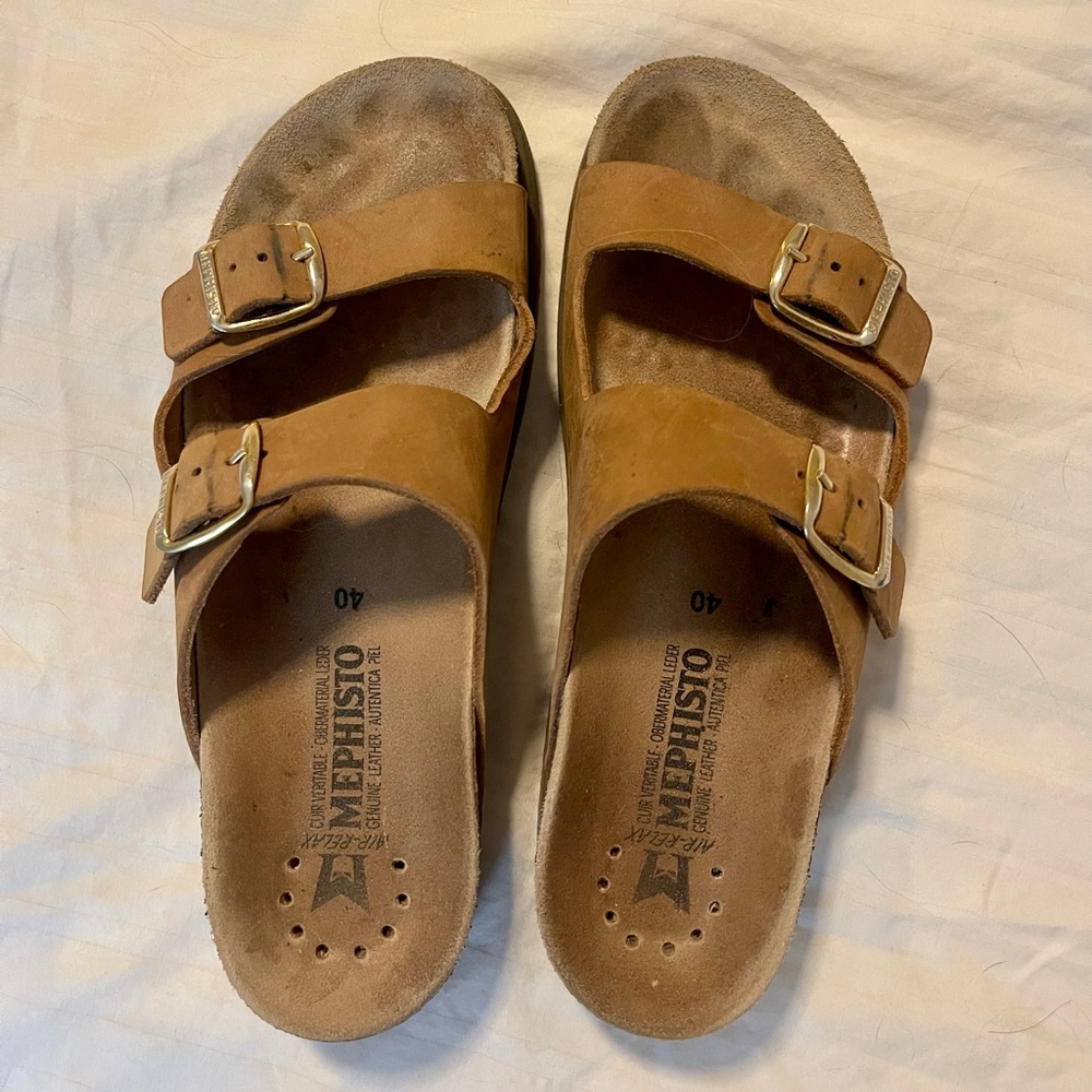 Mephisto Harmony Camel Sandal